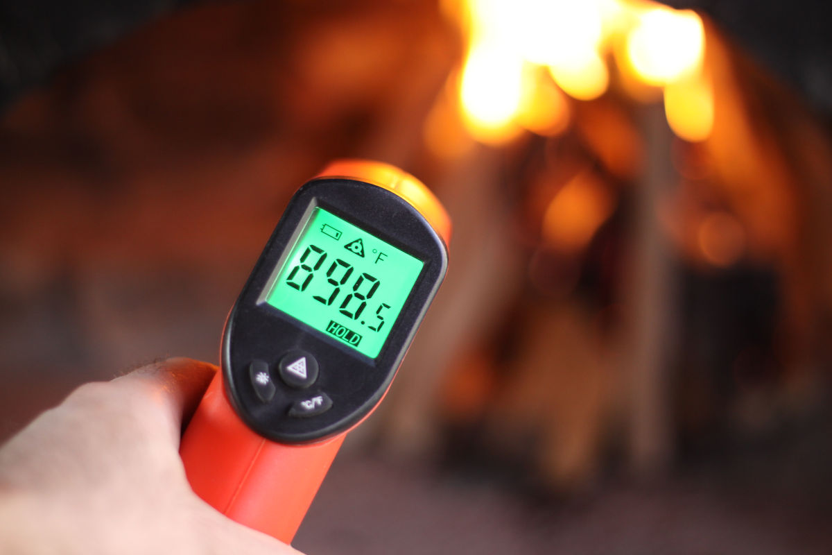 infrared pizza oven thermometer